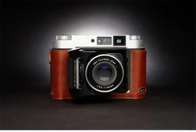 Leather Half Case For Fujifilm GF670 GF670w Bessa III Camera Retro Cover Insert