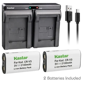 Kastar Battery Dual Charger for Olympus LB-01 & C-3000 C-3000Z C-3020 C-3020Z