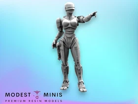 Series 5 Sexycop C Robot - Resin Sci Fi Alien Predator Mini  | Papsikel