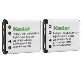 Kastar Replacement Battery for Olympus Li-40B Li-42B Olympus Tough 3000 Camera Kastar Replacement Battery for Olympus Li-40B Li-42B Olympus Tough 3000 Camera