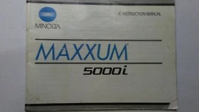 "" Manual Book Instruction for Minolta Camera - Multiple models
