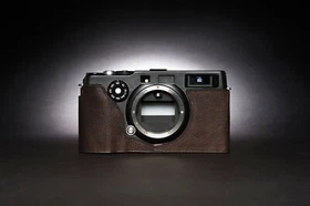 Real Leather Half Camera Case Bag Cover for Hasselblad XPan Fujifilm TX-1