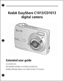 Kodak EasyShare Digital Camera Manual Guide C & CD #2