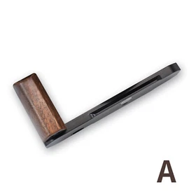 Wood L Hand Grip For Nikon FM2 FM3A FM FE FE2 Camera Aluminum Alloy Baseplate 