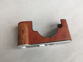 Leather Camera Half Case Bag Wood L Hand Grip Aluminium Plate Base For Leica M11