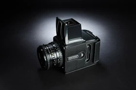 Real Leather Half Camera Case Bag Cover for Hasselblad 503CW CXI CX 501CM 500CM