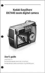 Kodak EasyShare Digital Camera Manual Guide DX Series