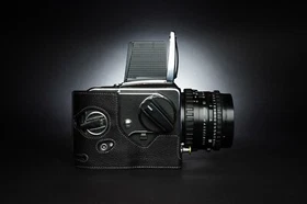 Real Leather Half Camera Case Bag Cover for Hasselblad 2000FC 2000FCW 2000FC/M