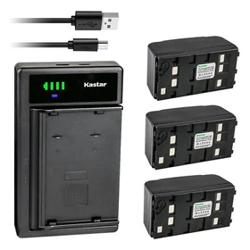 Kastar Battery USB Charger for JVC GR-SXM235U GR-SXM240U GR-SXM245U GR-SXM250US