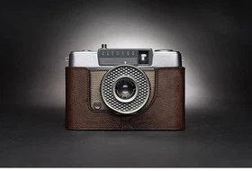 Genuine Real Leather Camera Bag Case Protect Cover For Olympus PEN-EE/EE2/EE3