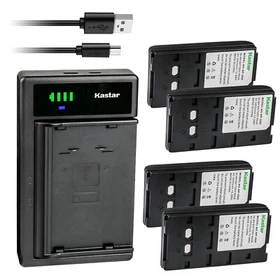 Kastar LED Charger Battery for Sony NP-77 CCD-TR83 CCD-TR84 CCD-TR86 CCD-TR88