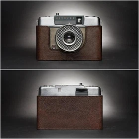Real Leather Camera Bag Case Protect Cover For Olympus PEN S EE EE3 EE2 EES EES2
