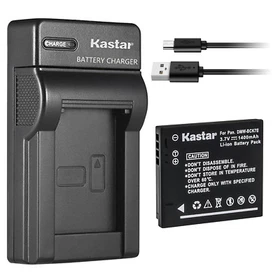 Kastar Battery Slim Charger for Panasonic DMW-BCK7E & Panasonic Lumix DMC-FH25