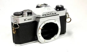 Choice of Pentax K1000 KM K2 KX in Black or Chrome Manual Camera - Very Good