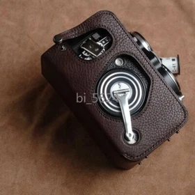 Genuine LeatherCowhide Bag Body Half Case For Rollei 3.5F Rolleiflex 2.8F Camera