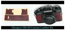 Camera Replacement Skin Leather w/VIDEO instruction【Olympus OM-40/OM-PC】Japan