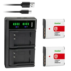 Kastar Battery LTD2 USB Charger for Sony NP-BG1 NP-FG1 Sony Cyber-shot DSC-W150