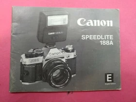 "" Manual Book For Canon Camera - Flash All Models - Instruction Book