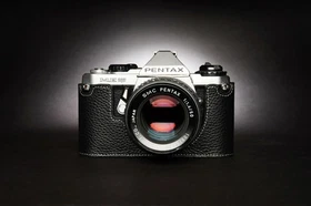 Genuine Real Leather Half Camera Case Bag Cover Pentax ME ME Super MV MV-1 Part