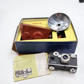 J0507983-CR ARGUS Rangefinder Film Camera Flash Box Manual