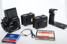 2-6X7CM BRONICA Format Camera Backs Grip Boxed
