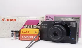 1051A001 CANON Sure Shot Zoom Saf Point Shoot Film Camera Box