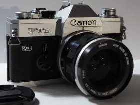 229264 CANON Ftb Ql Slr Film Camera Lens