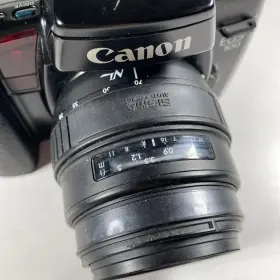 5800284 CANON Eos Slr Film Camera Sigma Lens Clean #2