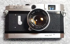 606489 CANON Vi Rangefinder Film Camera Ltm Lens