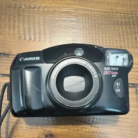9103322 CANON Sure Shot Tele Point Shoot Film Camera Auto