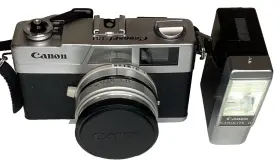 K69291 CANON Canonet Rangefinder Camera Canonlite Flash Film
