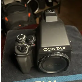 012899 CONTAX Format Film Camera Auto Manual Focus Exposure