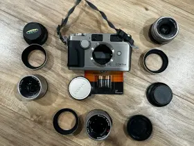 018994 CONTAX Film Camera Set Hoods