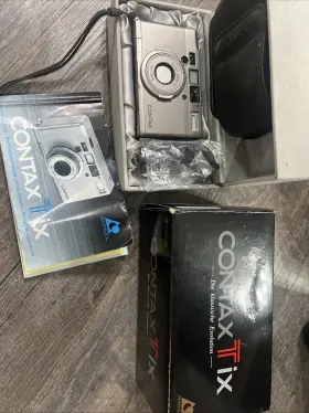 020135 CONTAX Tix Carl Zeiss Point Shoot Film Camera Box