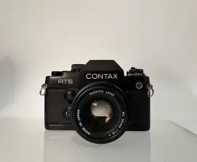 161591 CONTAX Rts Quartz Body Slr Film Camera Yashica