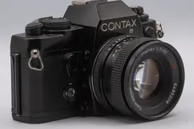 163152 CONTAX Quartz Slr Film Camera Zeiss Planar Lens #2