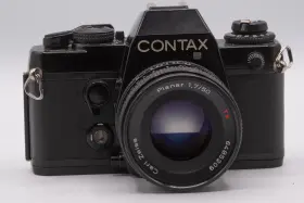 163152 CONTAX Quartz Slr Film Camera Zeiss Planar Lens