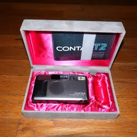 187646 CONTAX Film Camera Titanium Box Manual