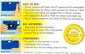 686514399689 CRYSTAL FLASH SALES Disposable Camera Film #3