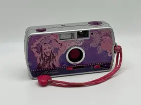 A0808 DISNEY Hannah Montana Film Camera Battery Pink Pop