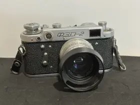 846384 F.E.D Soviet Ussr Fed Film Camera Uv Lens