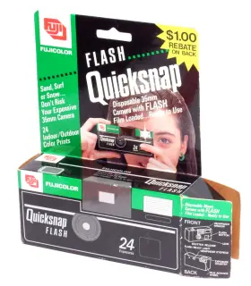 Quicksnap FUJI Fujicolor Flash Disposable Exposure Camera