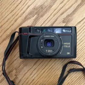 TF-300 FUJI Point Shoot Film Camera Auto Focus Tele Fujinon