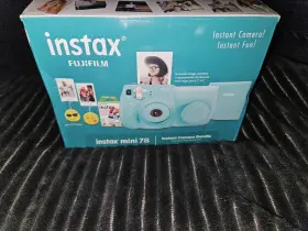 600021029 FUJIFILM Instax Mini Film Camera Lens Seafoam