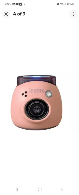 600023913 FUJIFILM Instax Pal Digital Camera Powder Pink Palm