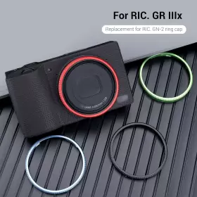 445017770745 JJC Ricoh Iiix Lens Decoration Ring Cap #2