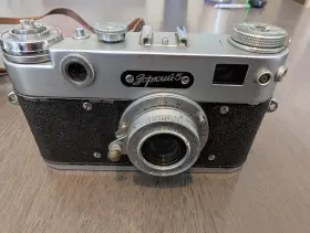 ZORKI-5 KMZ Rangefinder Camera Lens Soviet Leica