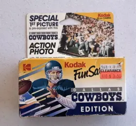 041778812334 KODAK Fun Saver Camera Dallas Cowboys