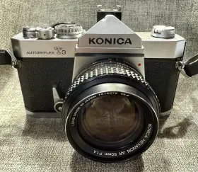 492772 KONICA Autoreflex Slr Camera Hexanon Ar Lens Jp