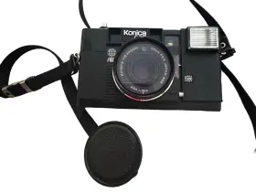 C35AF KONICA Af Point Shoot Film Camera Lens Manual Strap